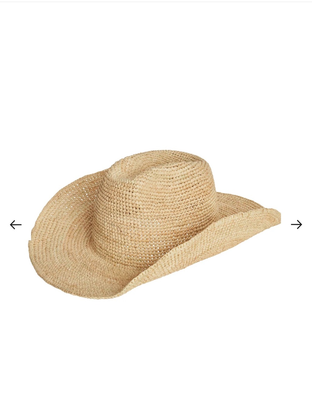 Monday Swimwear Natural Straw Wide-Brim Sun Hat